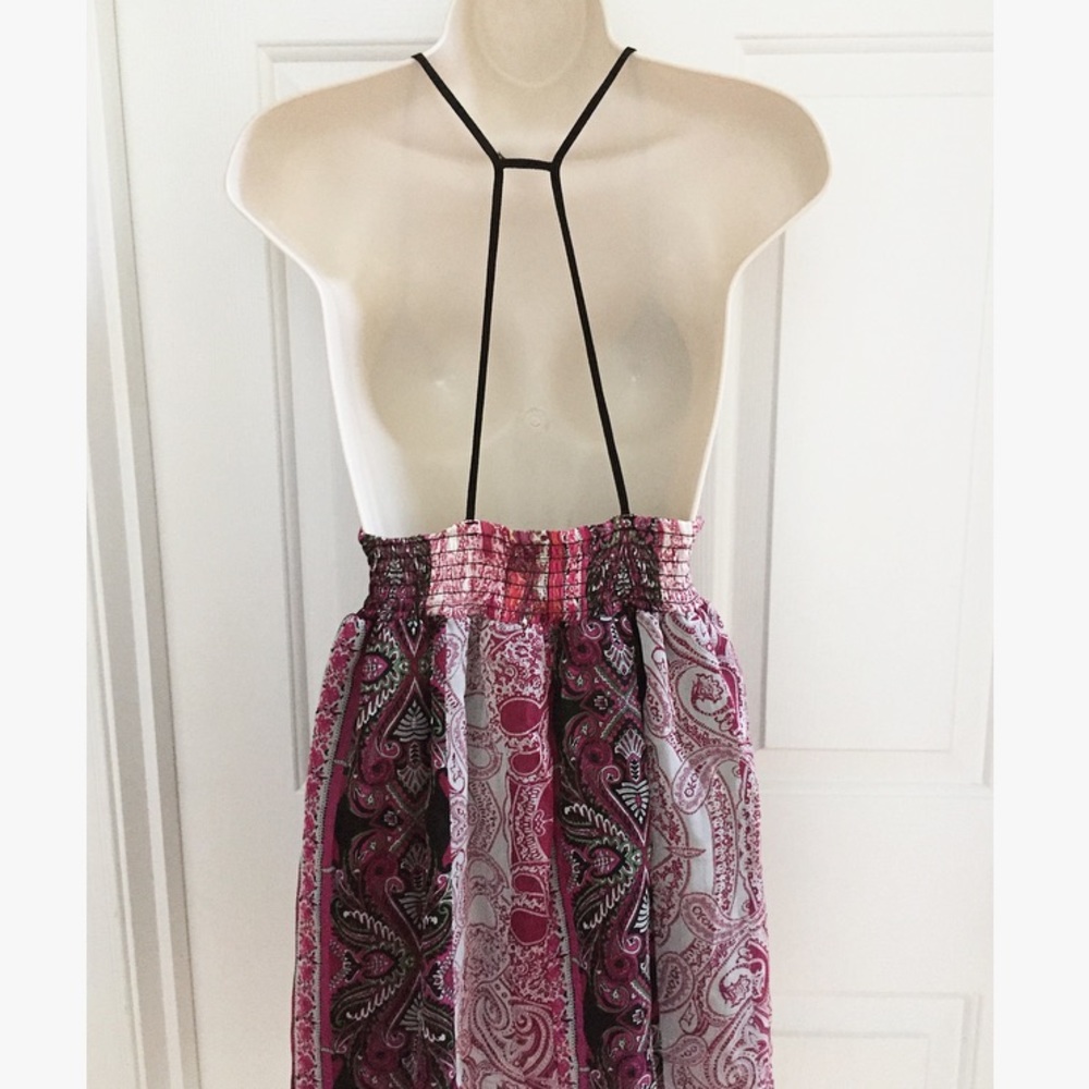 Pink MultiColored Printed Dress - Picture 5 of 5